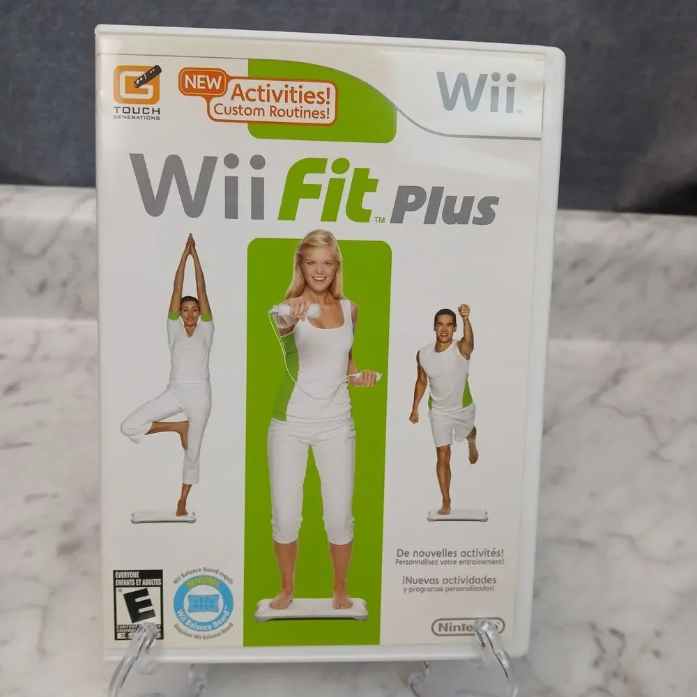Wii Fit Plus Nintendo Wii Video Game Fitness Exercise Activities